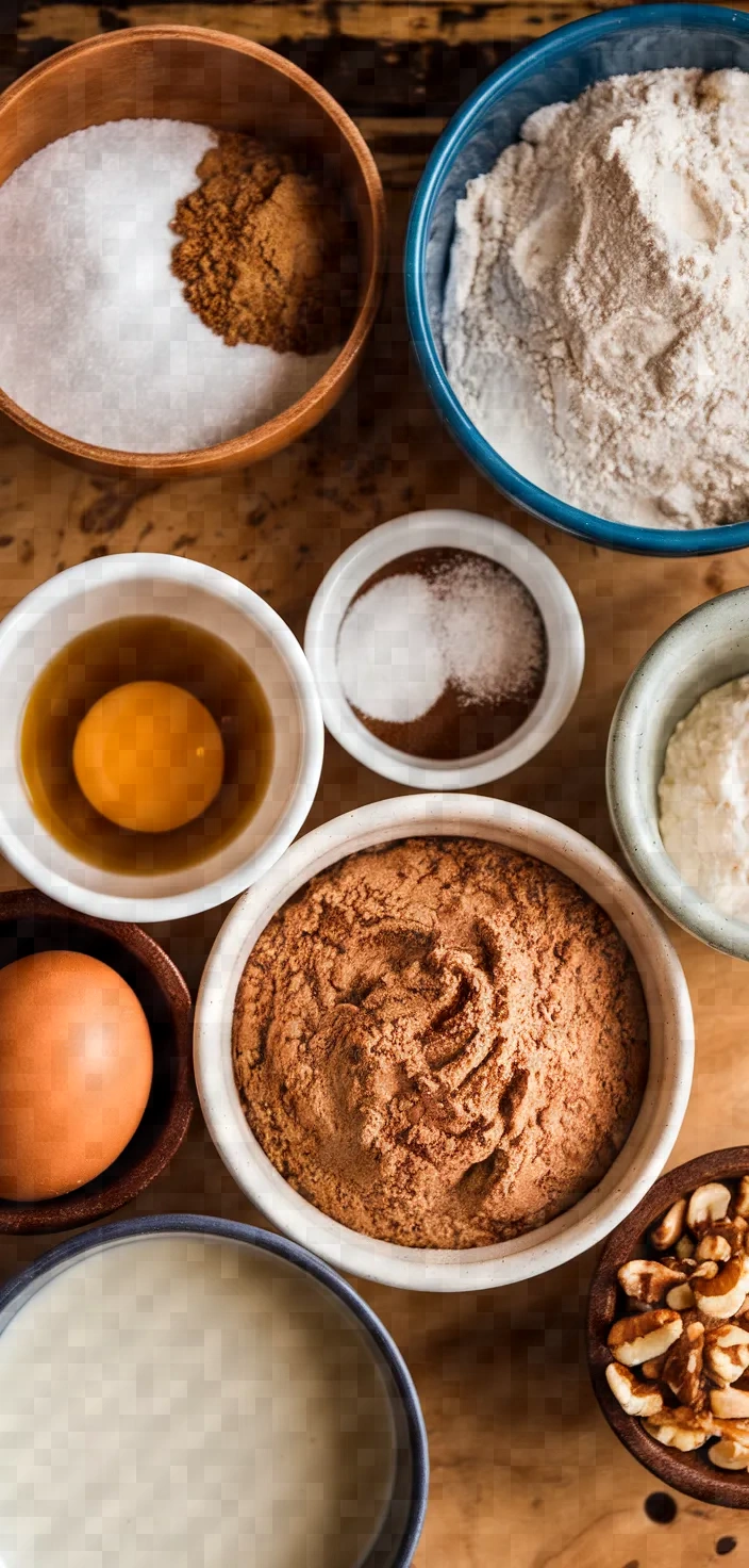 Ingredients photo for Cinnamon Swirl Quick Bread Recipe