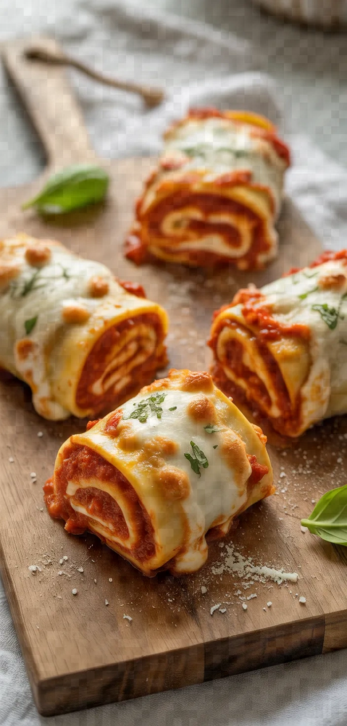 Cheesy Lasagna Rolls Recipe