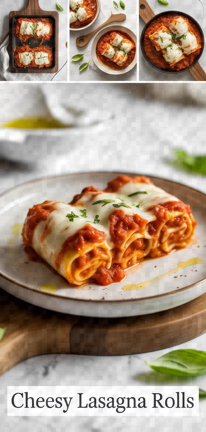 A photo of Cheesy Lasagna Rolls Recipe