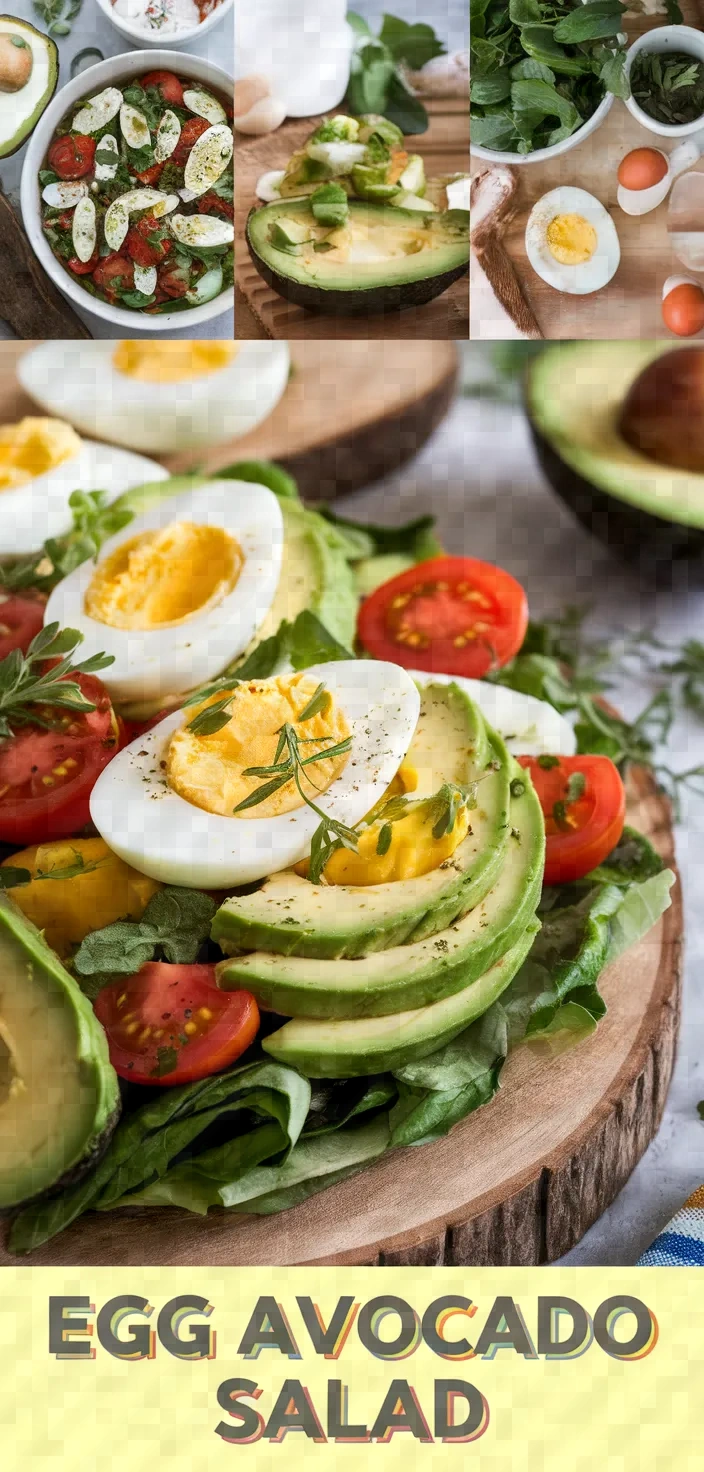 A photo of Egg And Avocado Salad Recipe