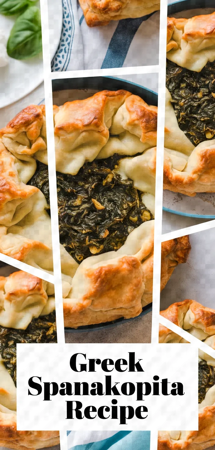 A photo of Greek Spanakopita Recipe Greek Spinach Pie