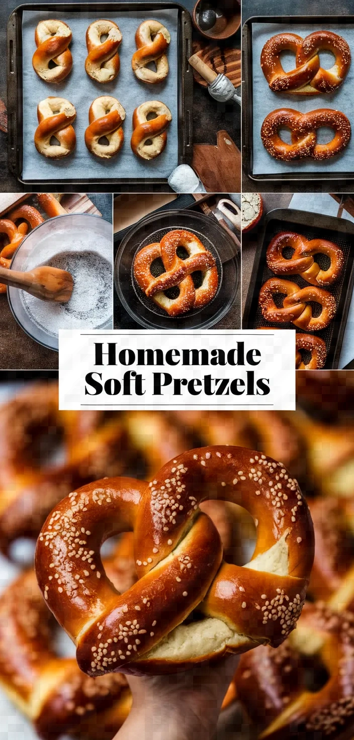 A photo of Homemade Soft Pretzels Recipe