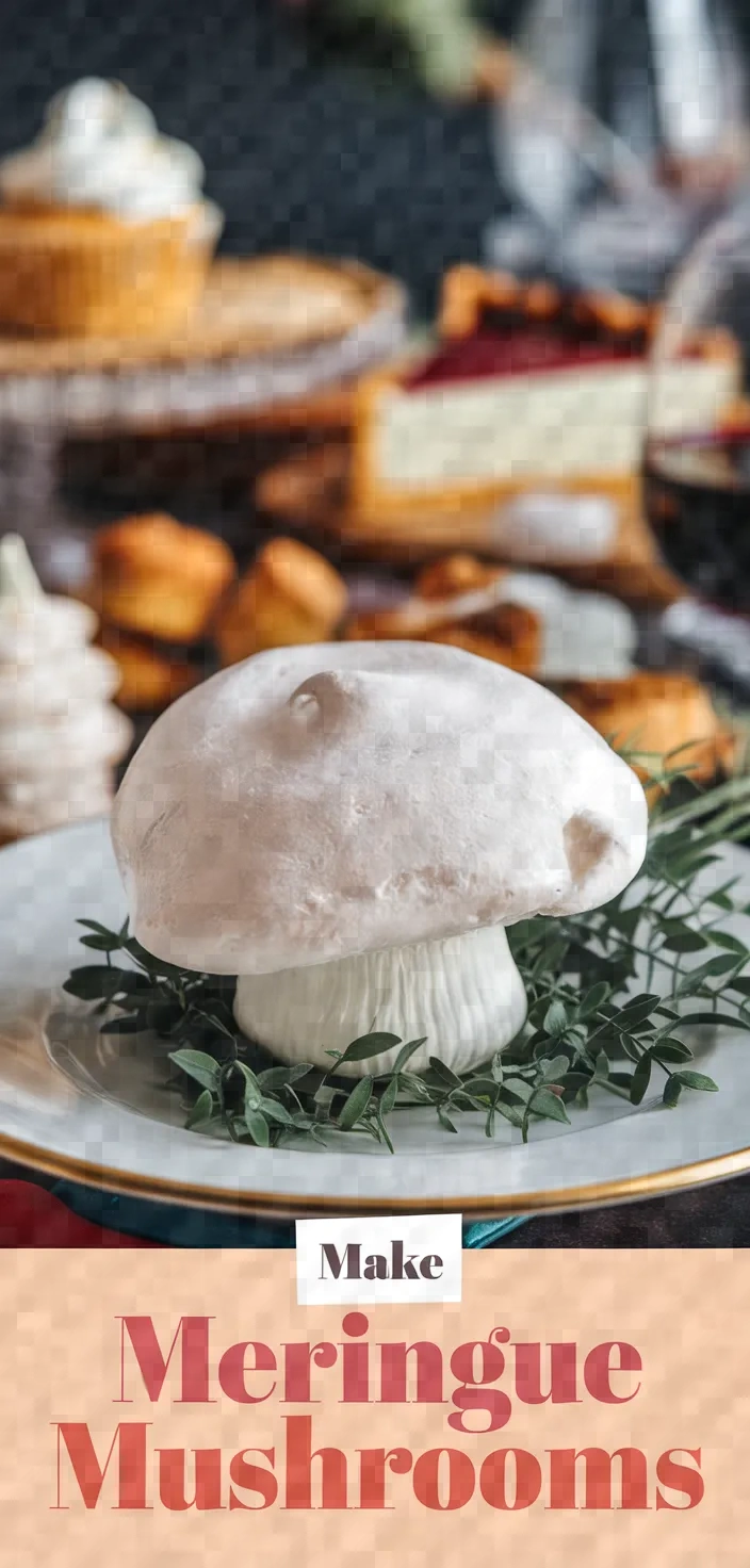 A photo of How To Make Meringue Mushrooms Recipe