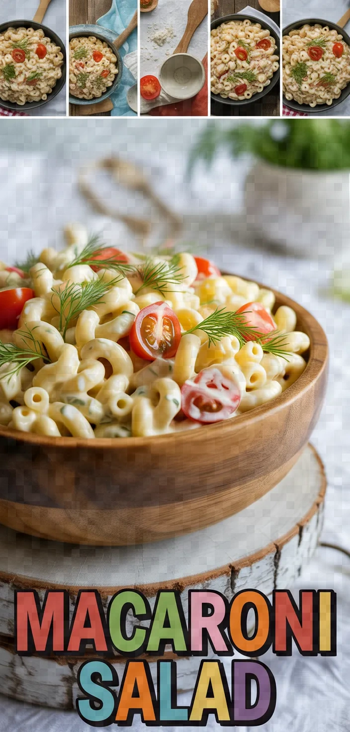 A photo of Macaroni Salad Recipe