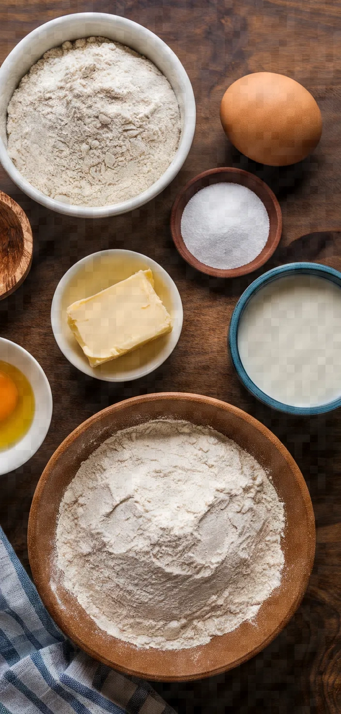 Ingredients photo for Soft Dinner Rolls Recipe
