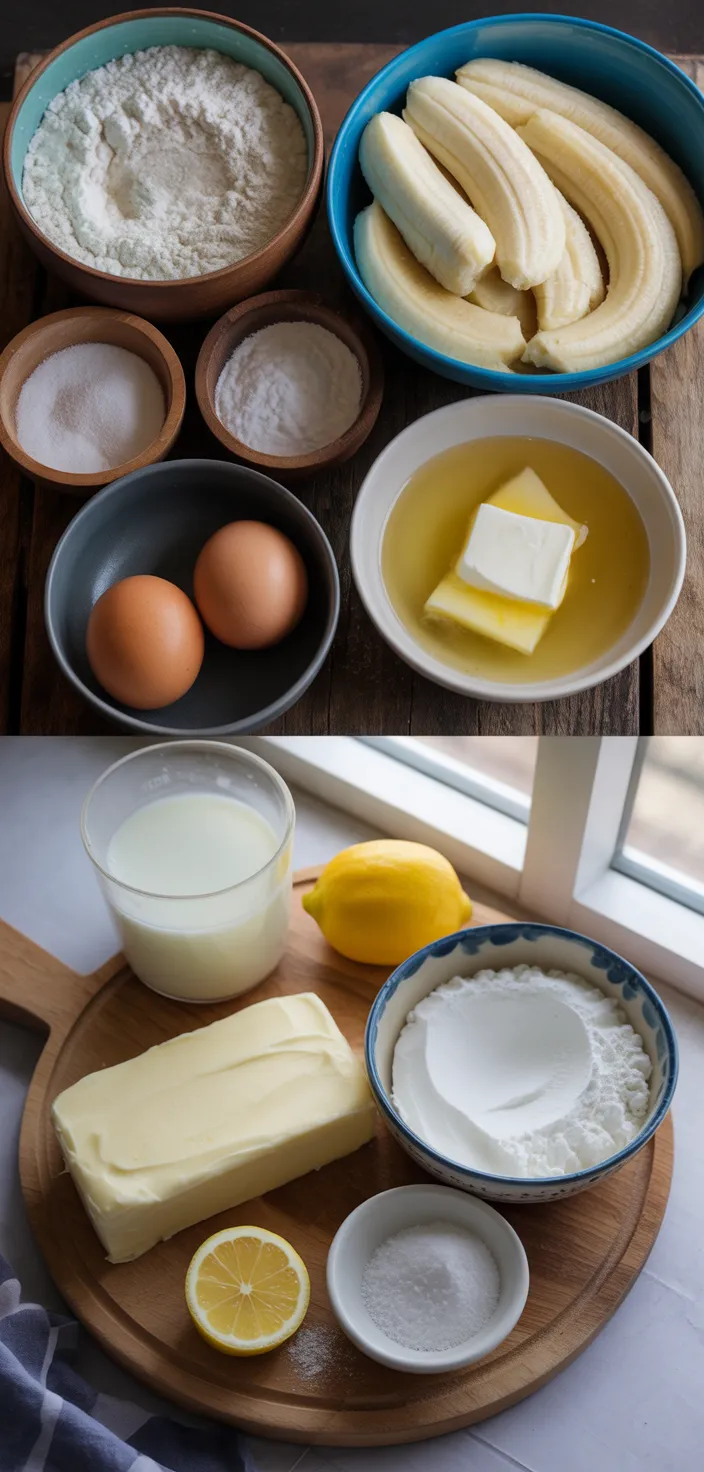 Ingredients photo for Banana Cake Recipe