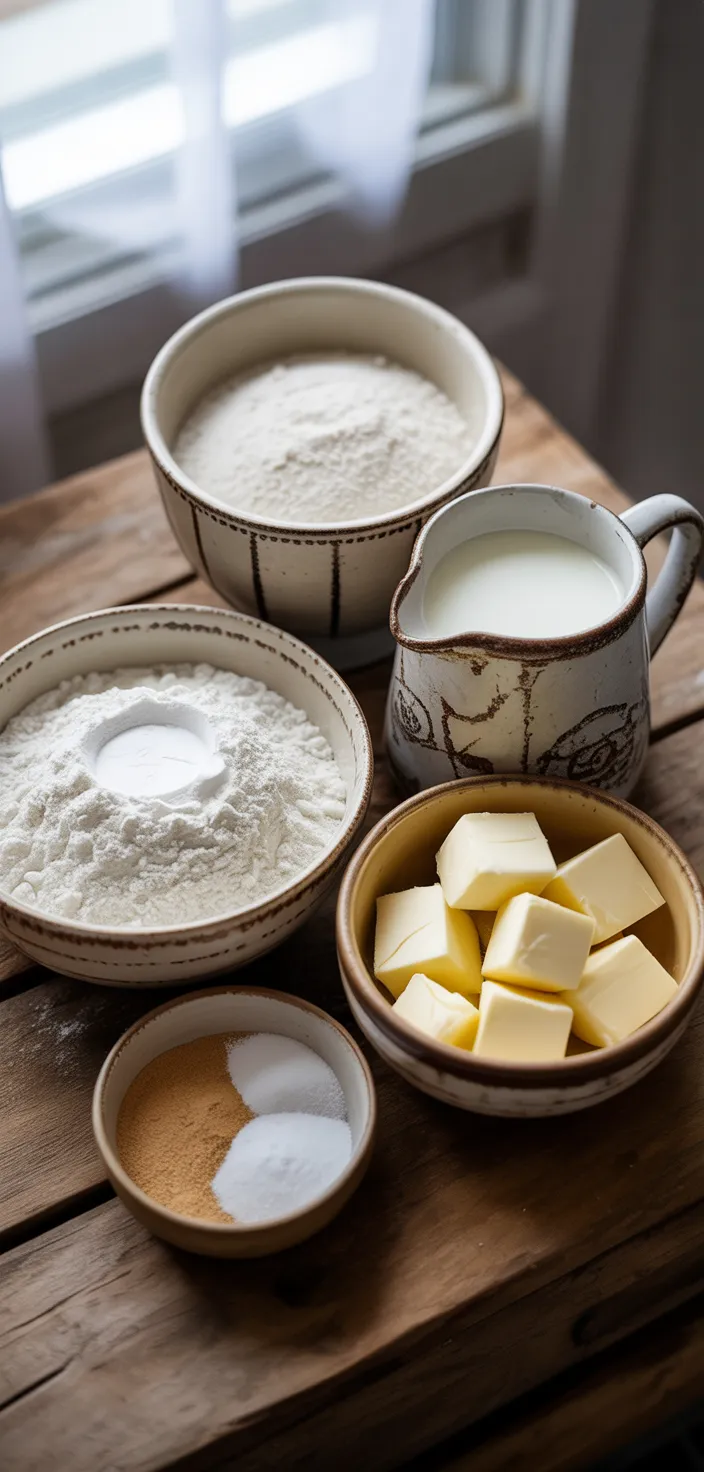 Ingredients photo for Best Ever Homemade Biscuits Recipe