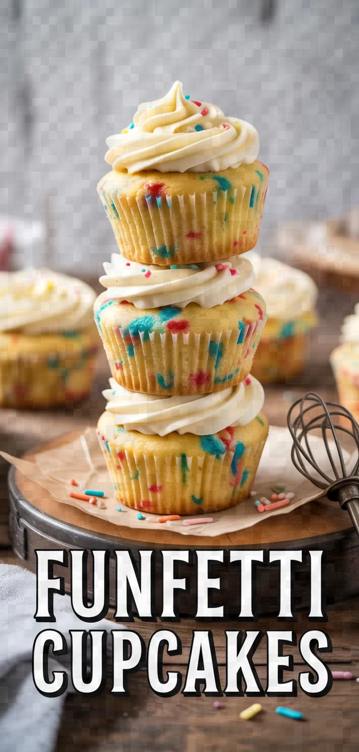 A photo of Funfetti Cupcakes Recipe