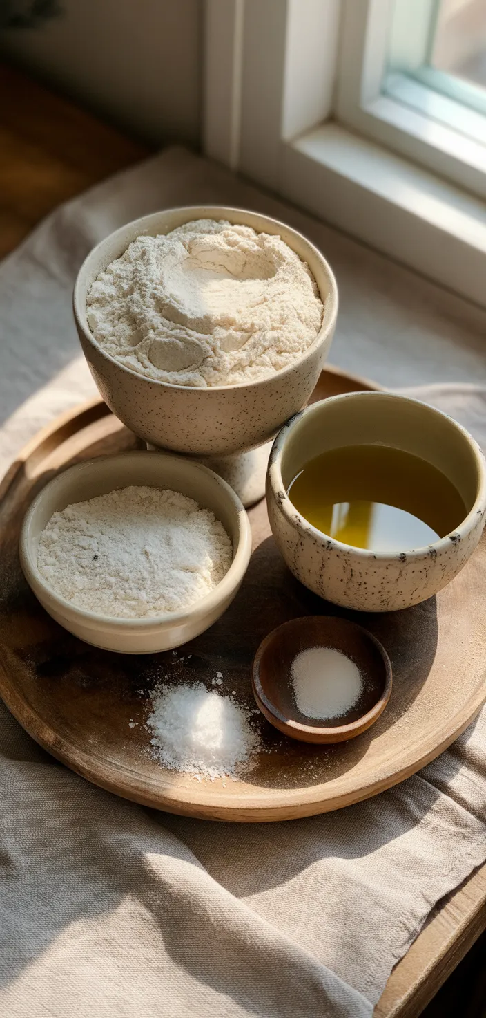 Ingredients photo for Overnight Pizza Dough Recipe (VIDEO)