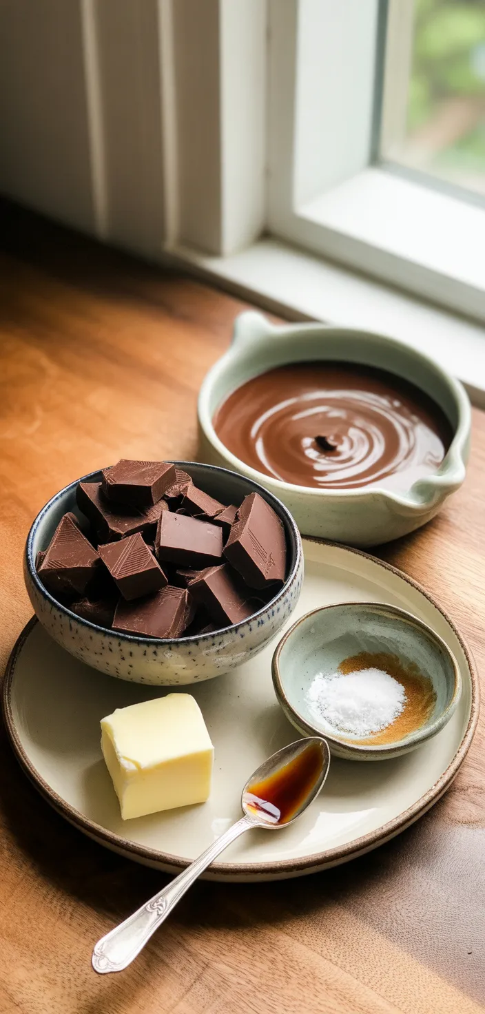 Ingredients photo for Chocolate Ganache Whipped Recipe