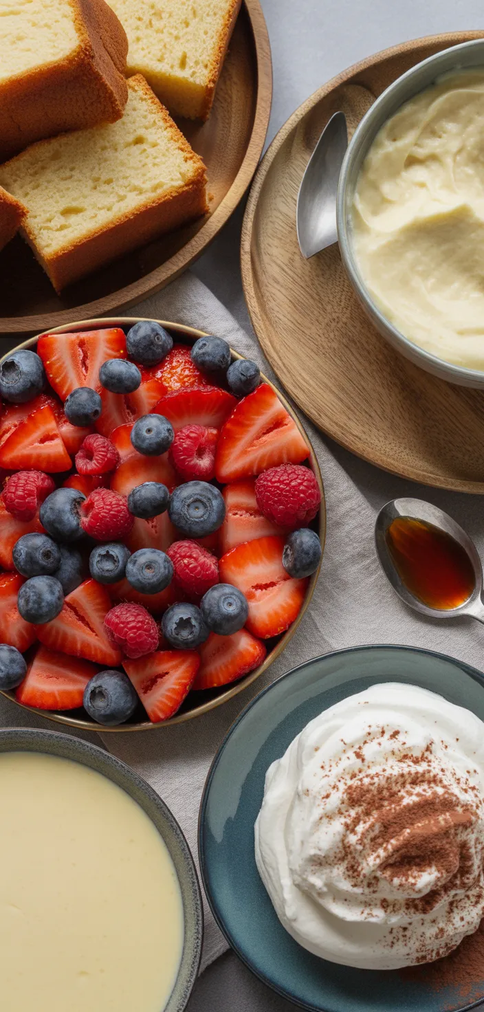 Ingredients photo for Easy Trifle Recipes