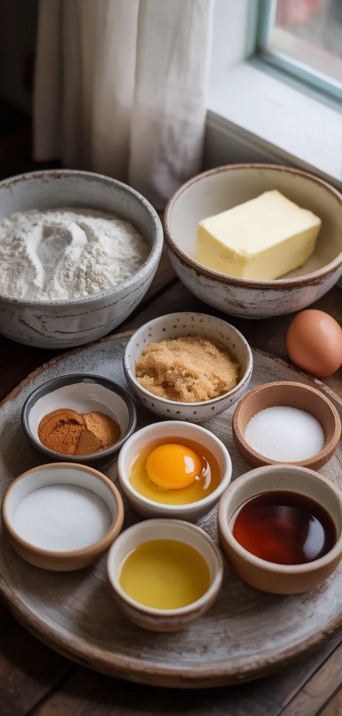 Ingredients photo for Ginger Molasses Cookies Recipe