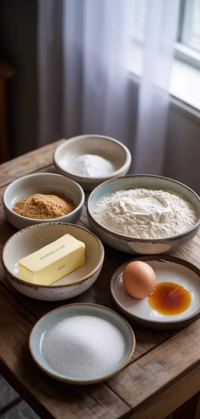 Ingredients photo for Gluten Free Sugar Cookies Recipe