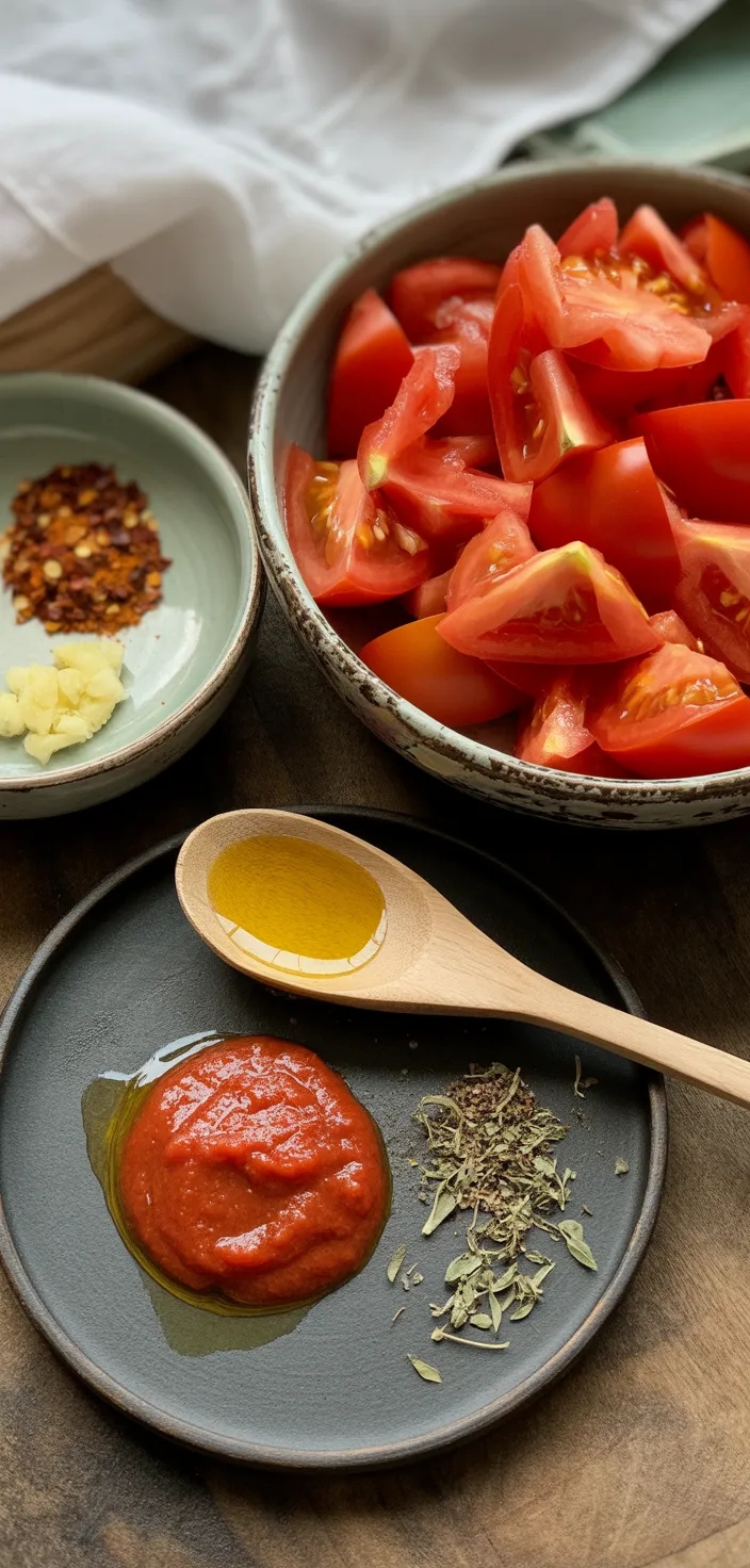 Ingredients photo for How To Make Homemade Pizza Sauce From Scratch Recipe