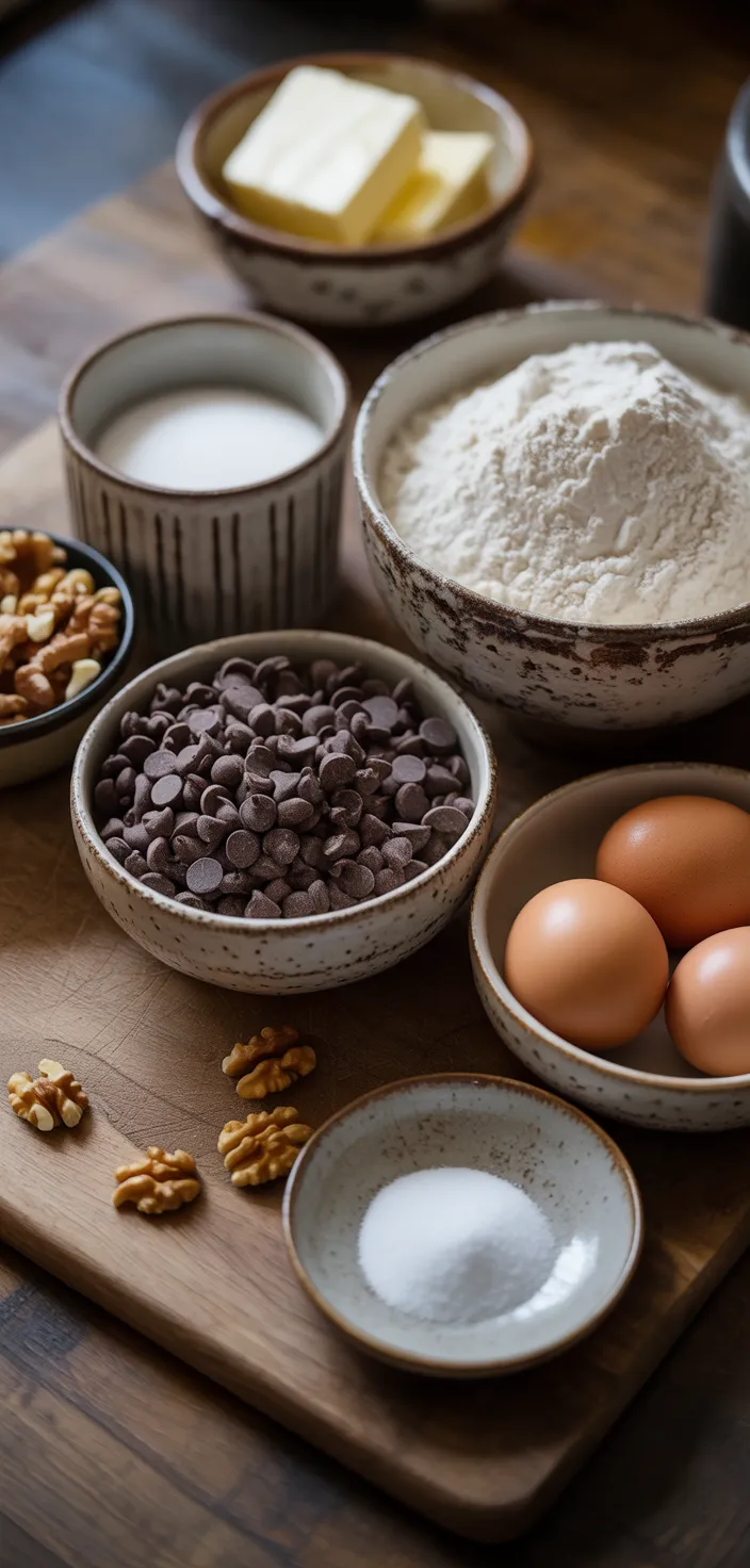 Ingredients photo for Chocolate Chip Cookies Recipe