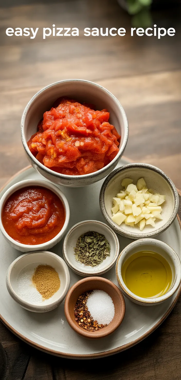 Ingredients photo for Easy Pizza Sauce Recipe