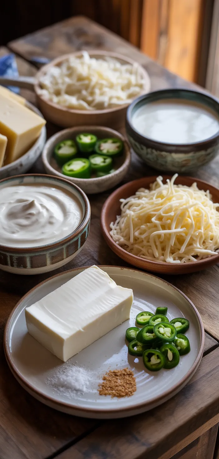 Ingredients photo for Homemade White Queso Dip Recipe (Queso Blanco)