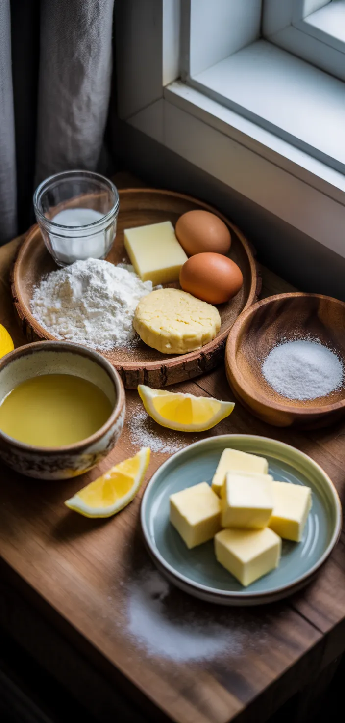 Ingredients photo for Keto Lemon Bar Cookies Recipe