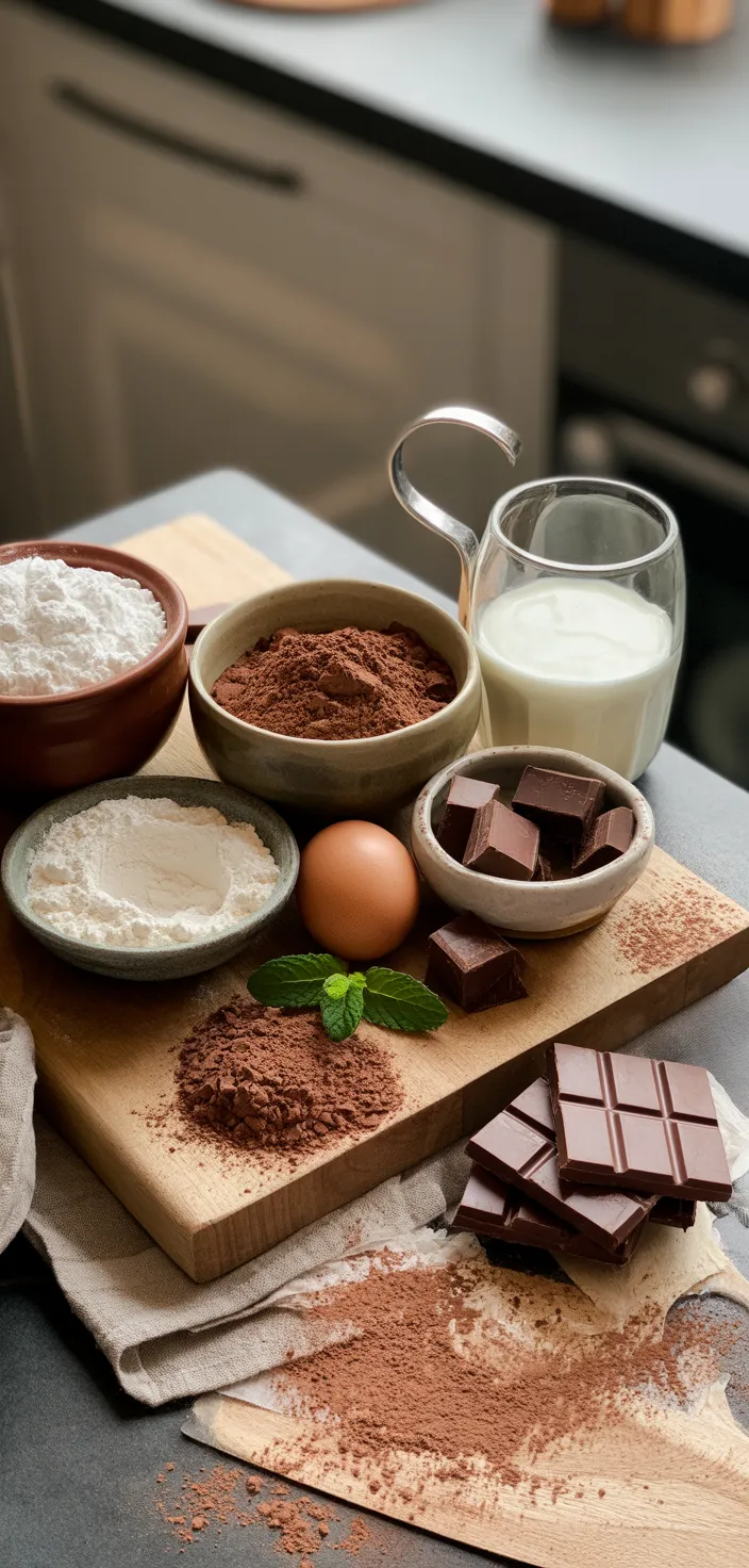 Ingredients photo for Baileys Chocolate Mousse Cake Recipe