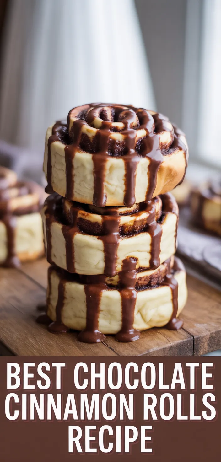 A photo of Best Chocolate Cinnamon Rolls Recipe