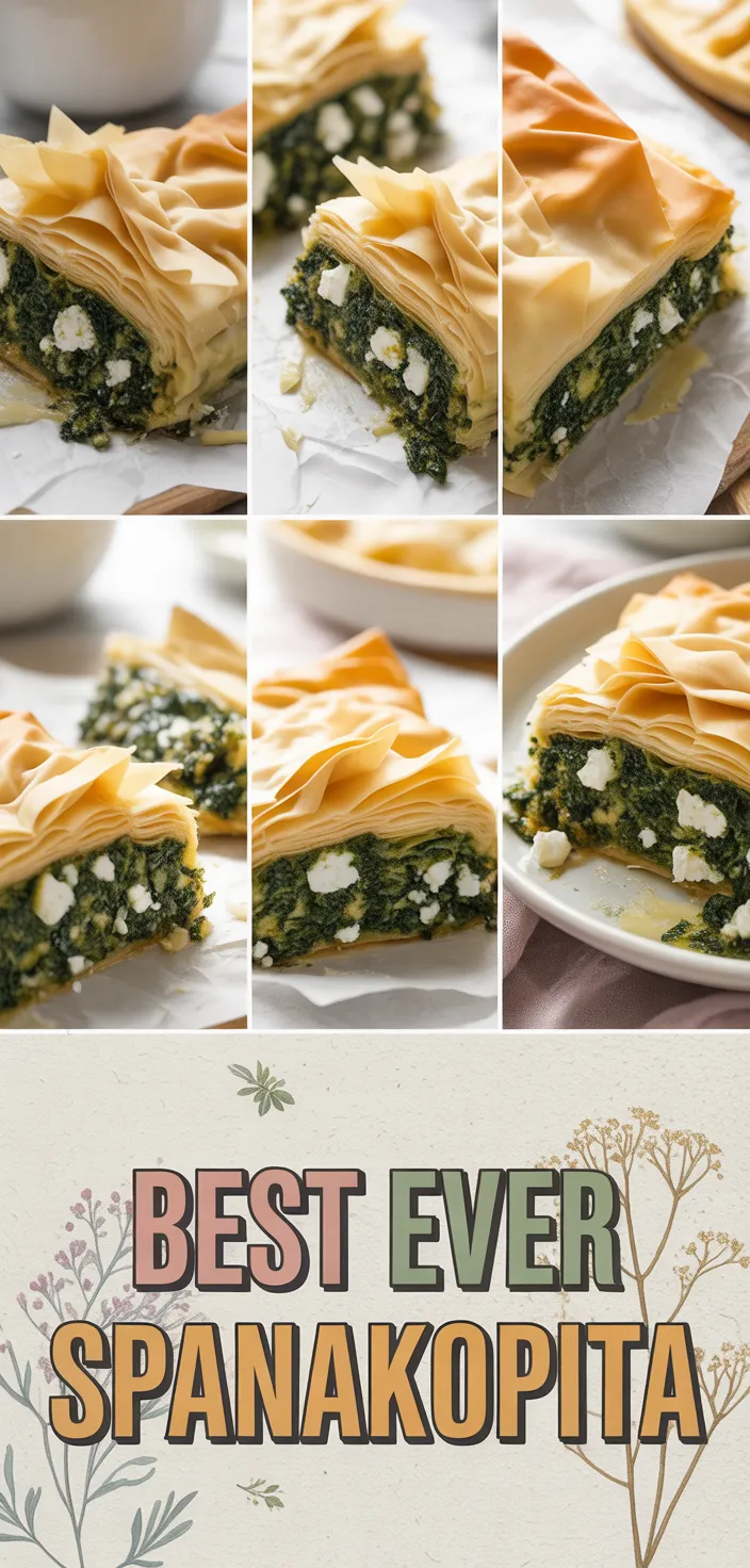 A photo of Best Ever SPANAKOPITA Recipe