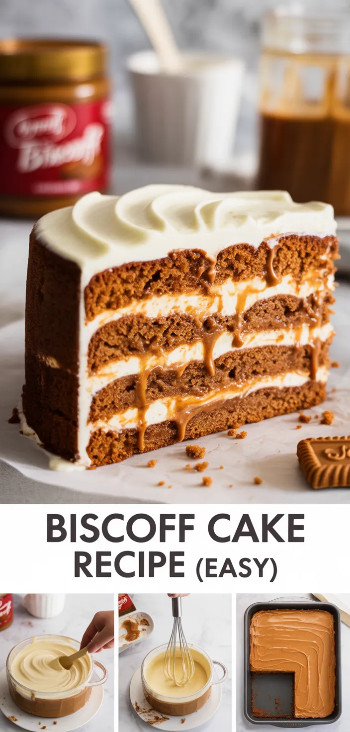 A photo of Biscoff Cake Recipe (easy)