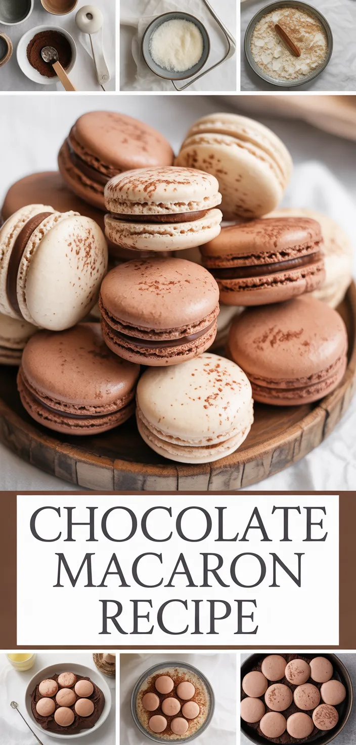 A photo of Chocolate Macaron Recipe