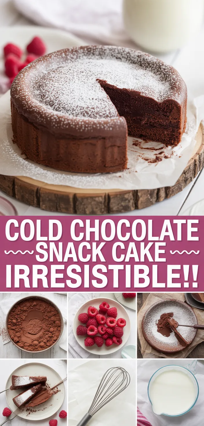 A photo of Cold Chocolate Snack Cake • Irresistible!! Recipe