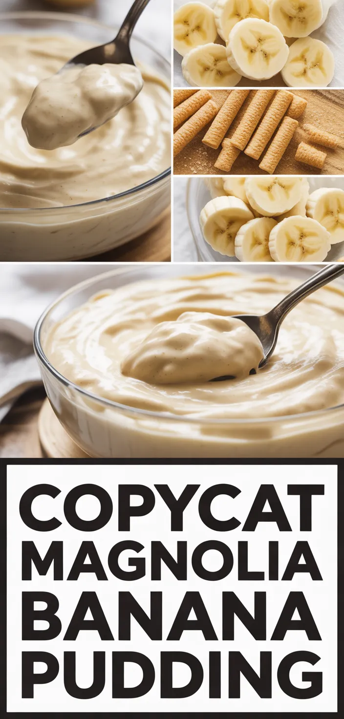 A photo of Copycat Magnolia Banana Pudding Recipe