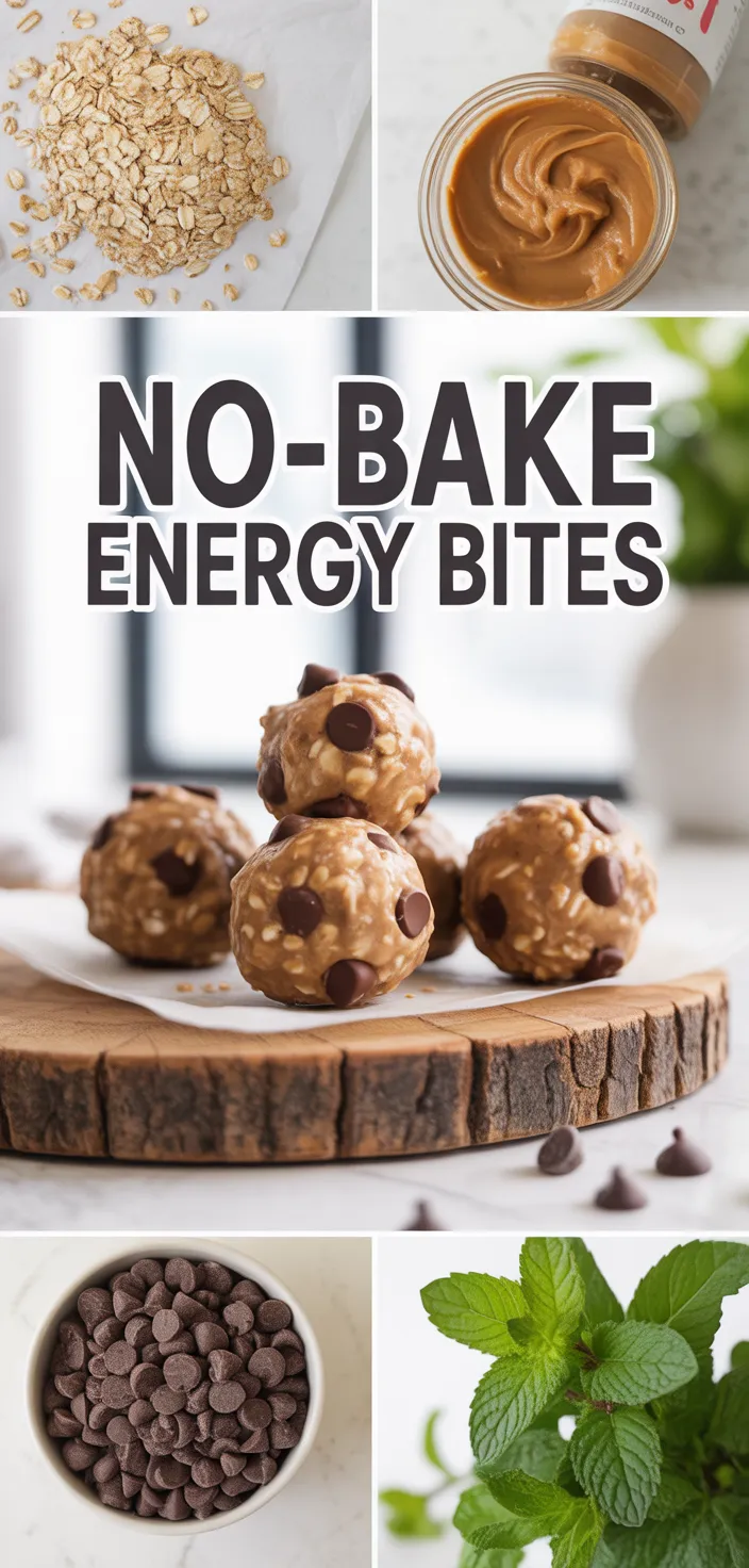 A photo of Five Ingredient No Bake Energy Bites Recipe
