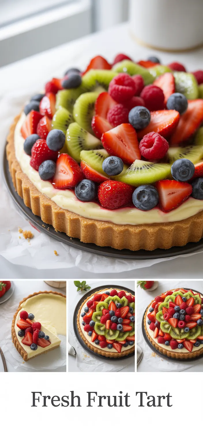 A photo of Fresh Fruit Tart Recipe
