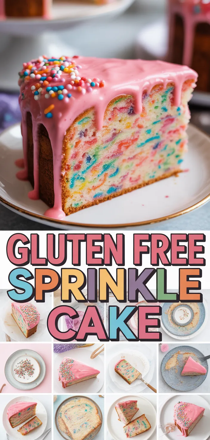 A photo of Gluten Free Pound Cake With Sprinkles Recipe