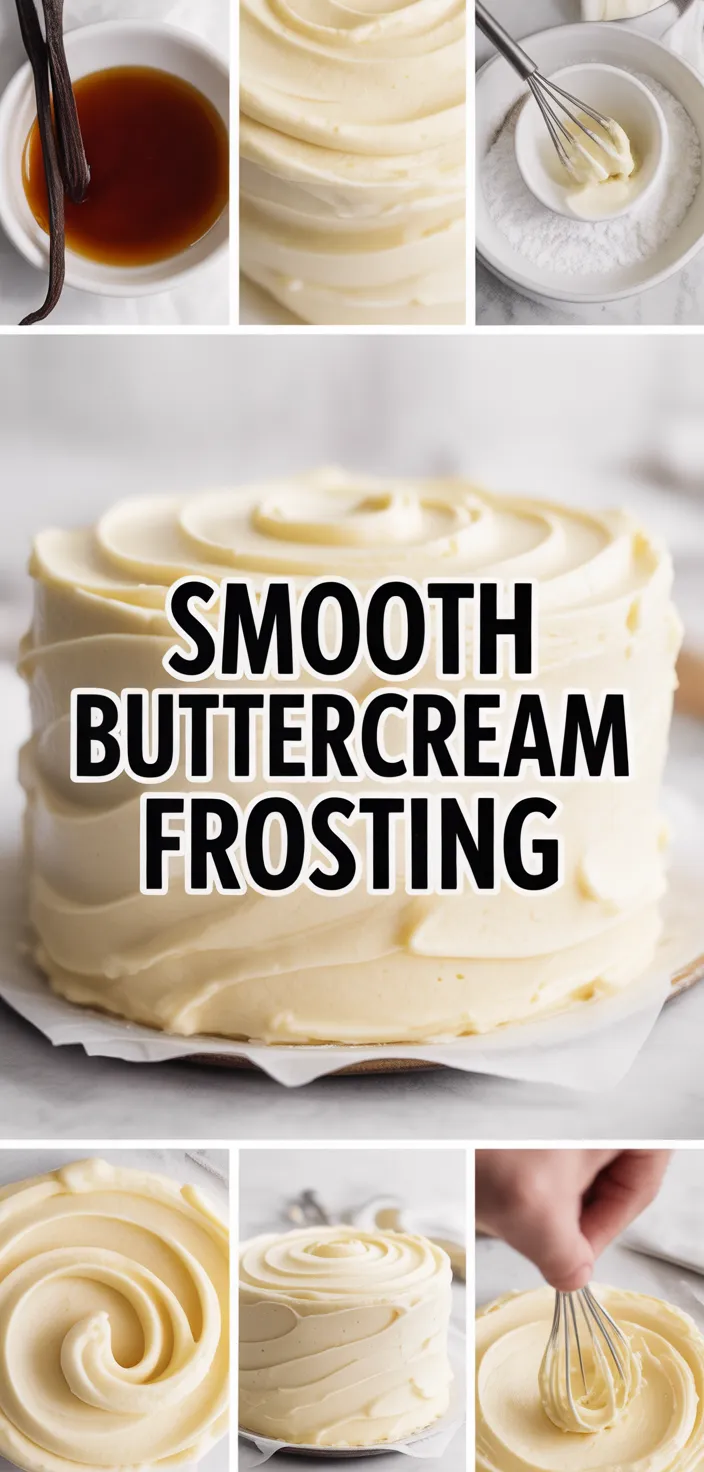 A photo of How To Frost A Cake With Smooth Buttercream Recipe