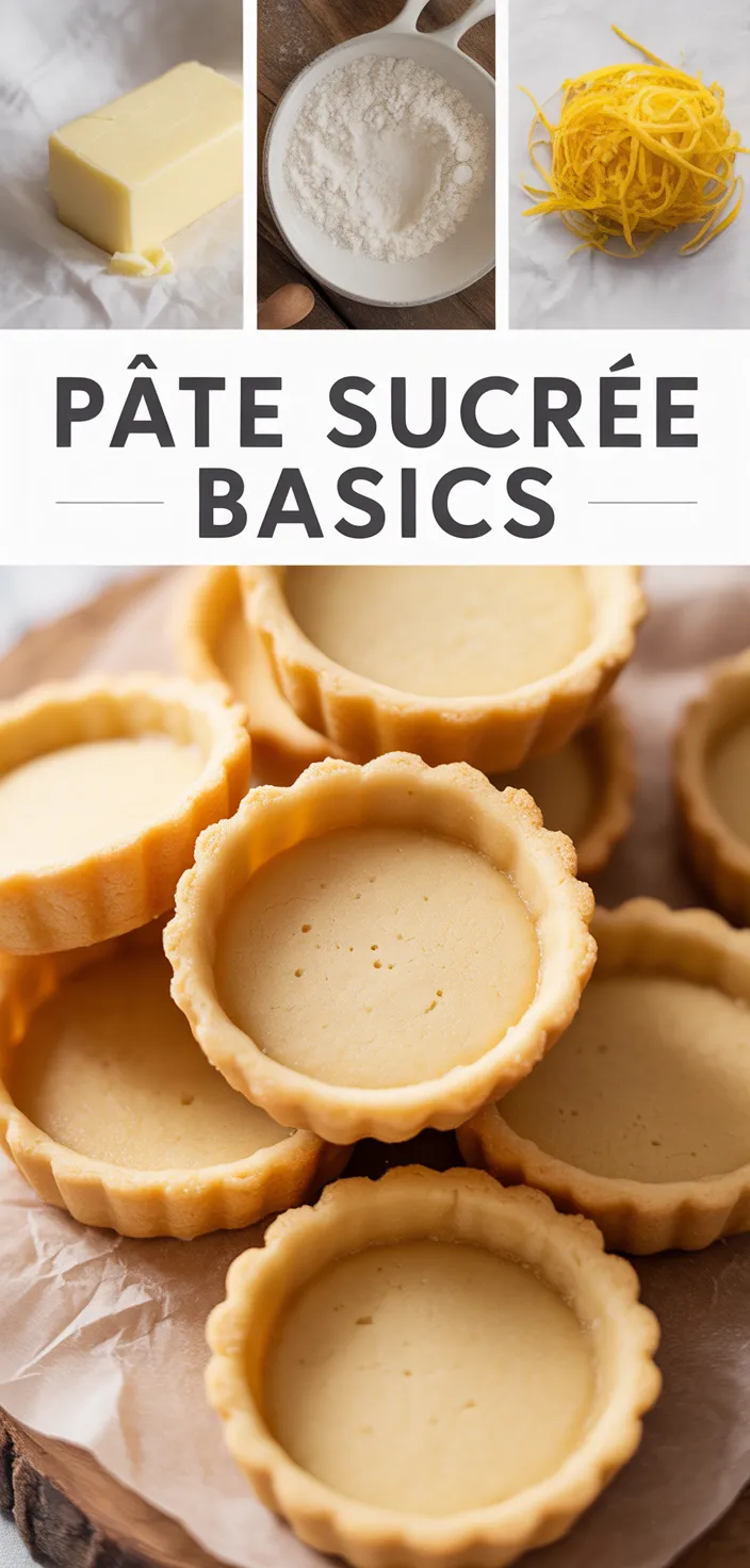 A photo of Pâte Sucrée Basics (Sweet Shortcrust Pastry) Recipe
