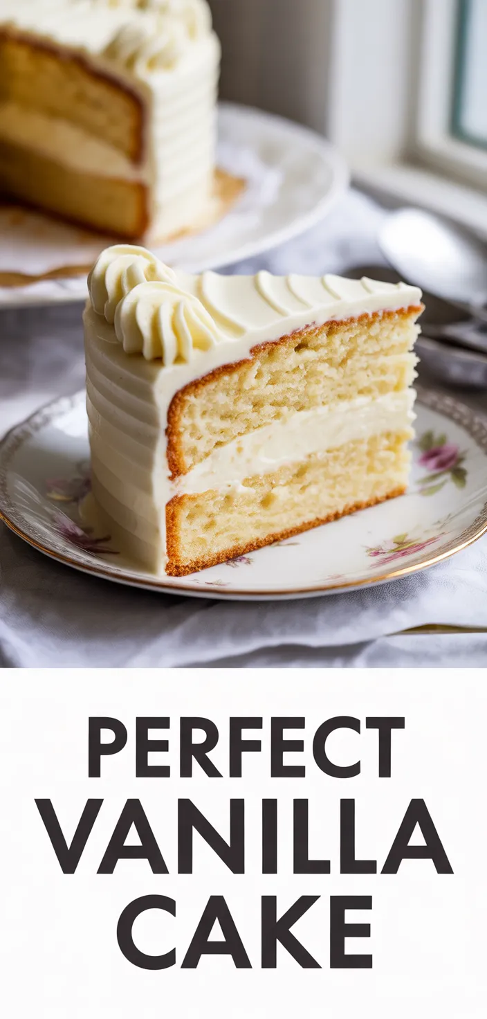 A photo of PERFECT VANILLA CAKE Recipe