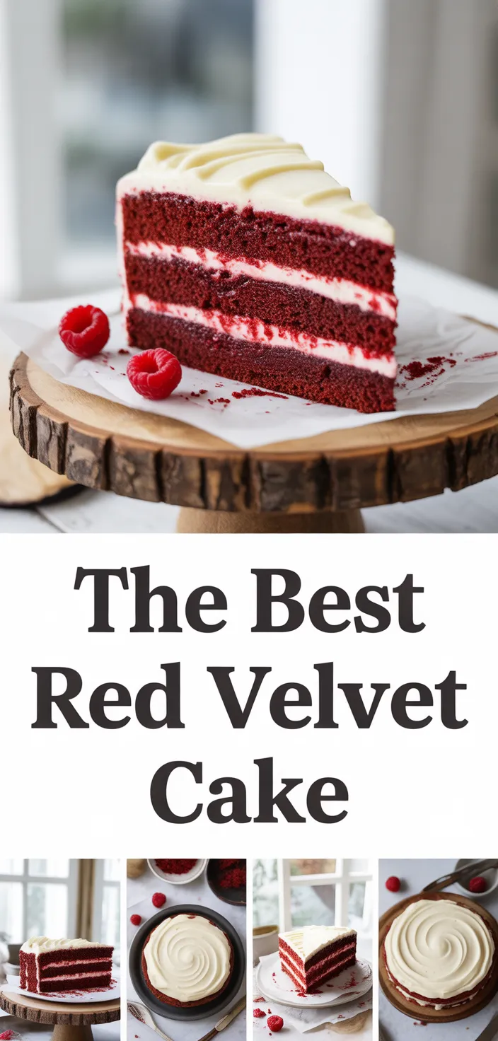 A photo of The BEST Red Velvet Cake Recipe