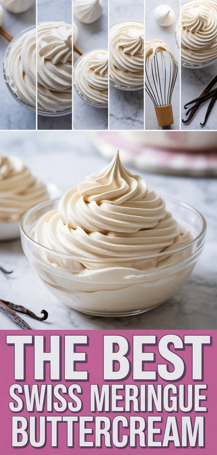A photo of The BEST Swiss Meringue Buttercream Recipe