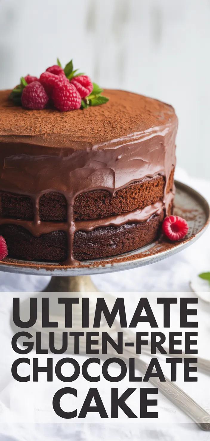 A photo of The Best Gluten Free Ultimate Chocolate Cake Recipe