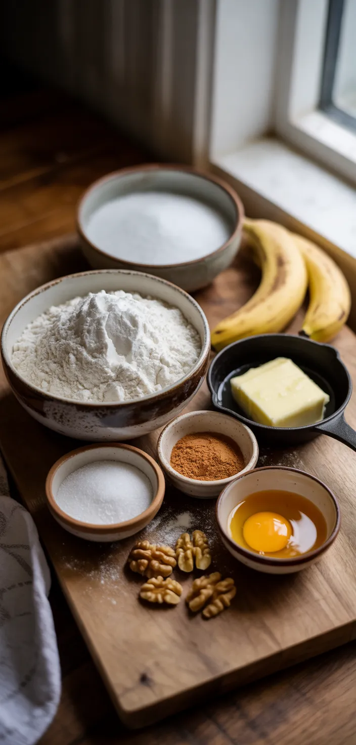 Ingredients photo for Easiest Banana Muffins Ever Recipe