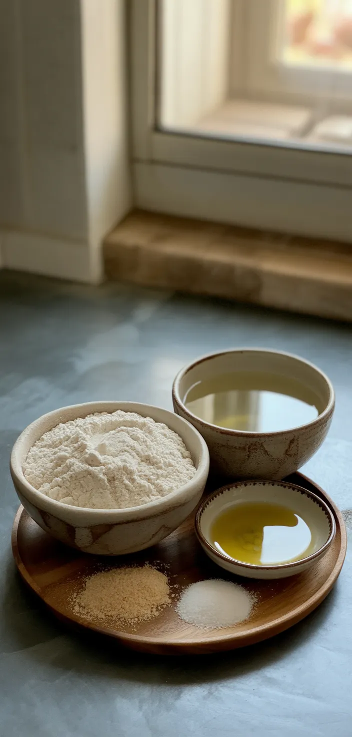 Ingredients photo for Easy Homemade Pita Bread Recipe