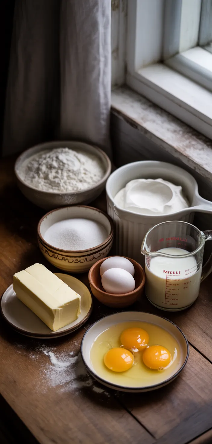 Ingredients photo for PERFECT VANILLA CAKE Recipe