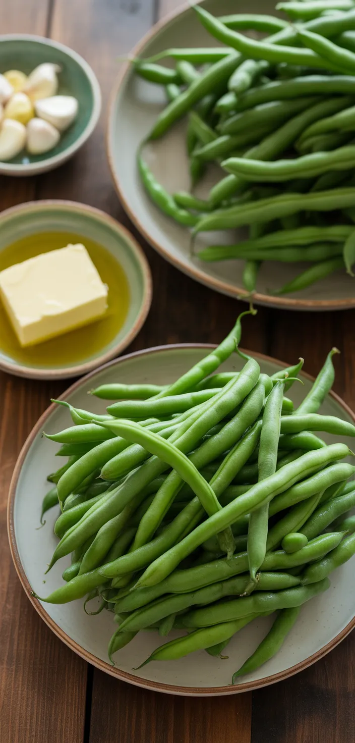Ingredients photo for Sauteed Green Beans Recipe