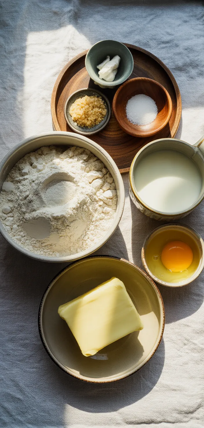 Ingredients photo for The Best Dinner Rolls Recipe