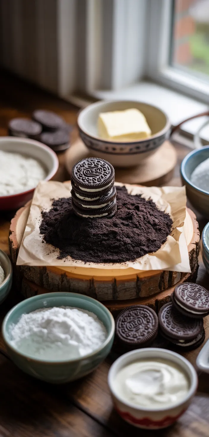 Ingredients photo for The Best OREO CUPCAKES Ever Recipe