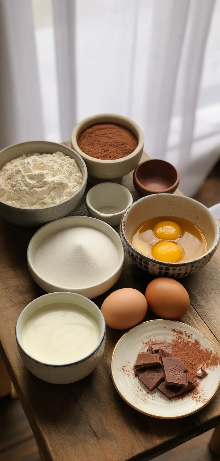 Ingredients photo for Baileys Chocolate Poke Cake Recipe