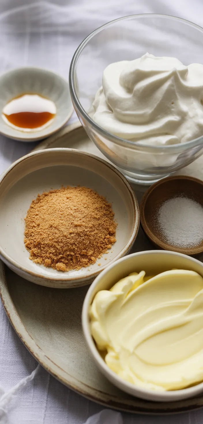 Ingredients photo for Cheesecake Cups Recipe