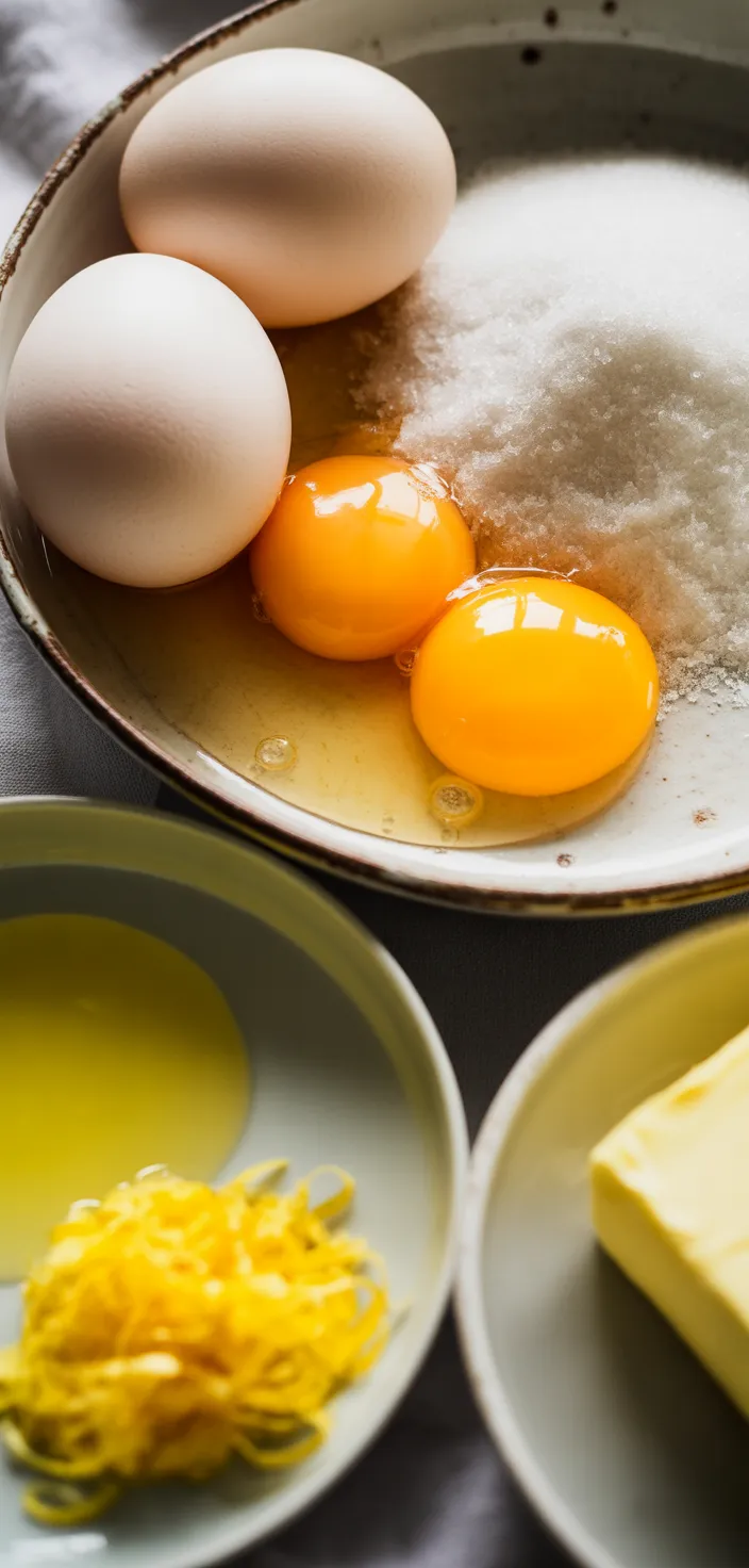 Ingredients photo for Classic Lemon Curd Recipe