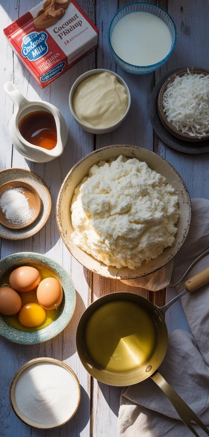 Ingredients photo for Coconut Poke Cake Recipe
