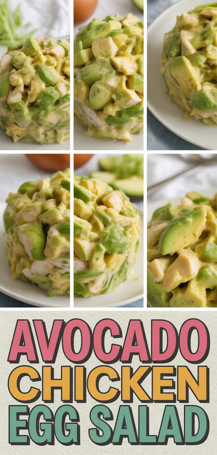 A photo of Avocado Chicken Egg Salad Recipe