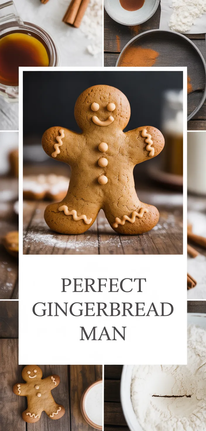 A photo of Classic Gingerbread Cookies:  What's Your 'Perfect' Gingerbread Man? Recipe